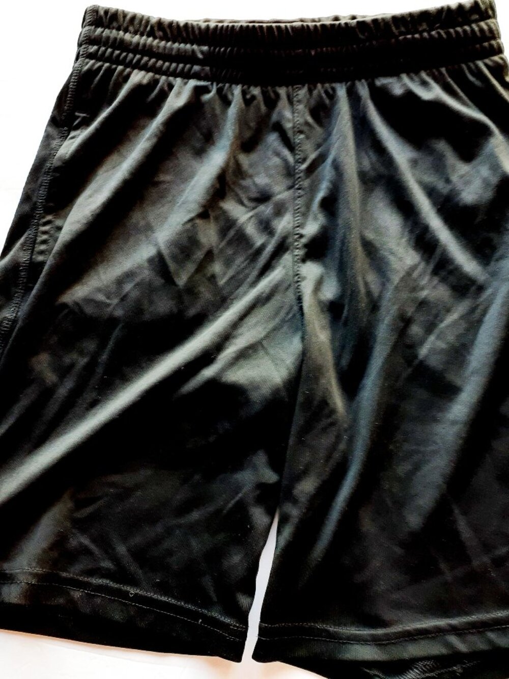 Cat & Jack Boys Shorts Black Athletic Elastic Waist Drawstring Gym Small 6-7